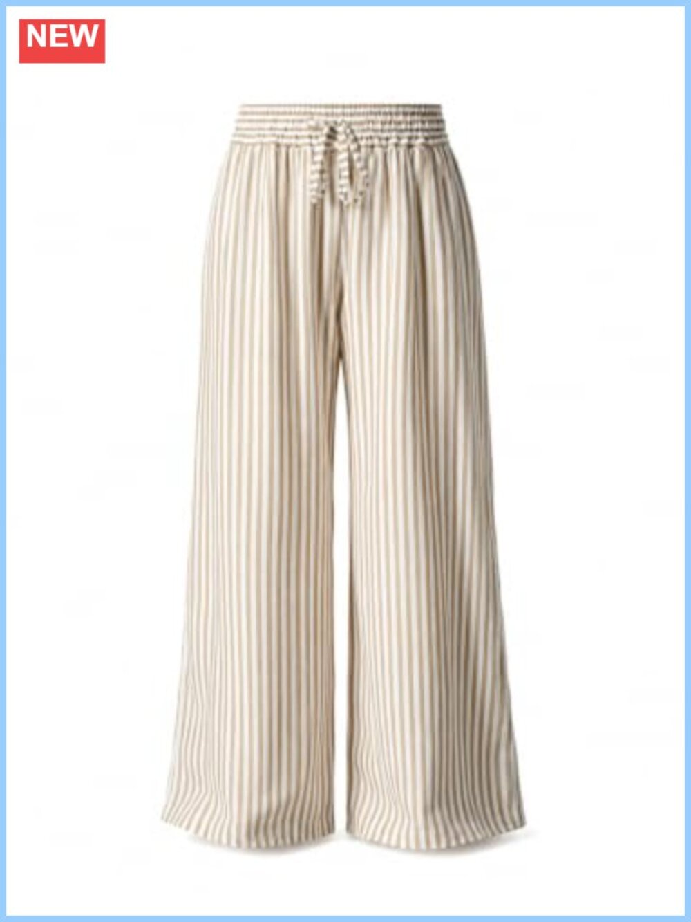 High Waist Wide Leg Palazzo Pants with Pockets Drawstring